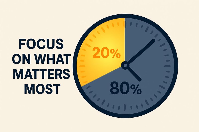 How to Manage Time Effectively with the 80/20 Rule.